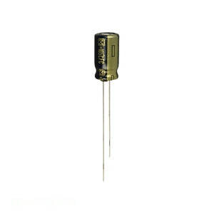 Distribuidor Autorizado EEU-FC0J221 Condensador de Aluminio 220uF 20% 6.3V Radial de Orificio Pasante 220 uF - Product Image 1
