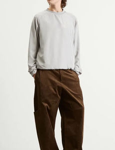 Sweat-shirt à col rond en tissu French Terry de haute qualité 360GSM, 100% coton, logo personnalisé, surdimensionné, long, en gros, blanc, hiver par Ako - Product Image 4