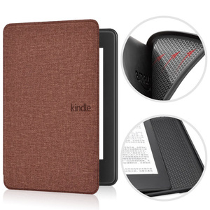 Funda con tapa de silicona suave con patrón de tela para Kindle 2022 6 pulgadas para Kindle 2024 6 pulgadas - Product Image 4