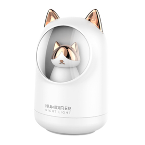 Mini Humidificador Inteligente para Gatos - 300ml, USB Recargable, <span class=keywords><strong>El</strong></span>éctrico, Inalámbrico, Portátil, Difusor con Luz Ambiental, Bonito Humidificador de <span class=keywords><strong>Aire</strong></span> para Escritorio y Coche - Product Image 6