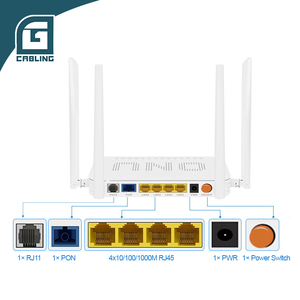 Gcabling WIFI EPON XPON GPON ONU XPON GPON EPON Modem Fibre Optique Onu Wifi Modem Routeur Unité Réseau - Product Image 5