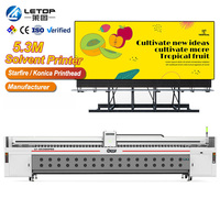 Imprimante jet d'encre grand format LETOP 5.3M automatique pour bannières flexibles, autocollants de voiture, toile, machine à solvant, impression de bâches