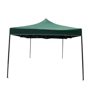 Pop Up Camping Family Frame Tentes Tente d'extérieur avec acier noir de base