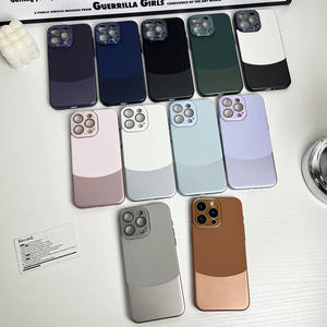 2024 NOUVEAU design coque de téléphone Housse en cuir PU avec <span class=keywords><strong>protection</strong></span> de l'appareil photo pour <span class=keywords><strong>Iphone</strong></span> 16 pro max 15 pro max Electro placage funda forro - Product Image 5