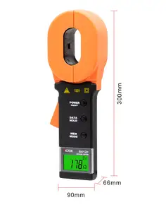 Victor 6412 Klem Digitale Aarde Weerstand Tester 0mA-20A 0.001- 1000 Ohm Klem Maat 32Mm 50/60Hz auto 50 Groep Data Opslag