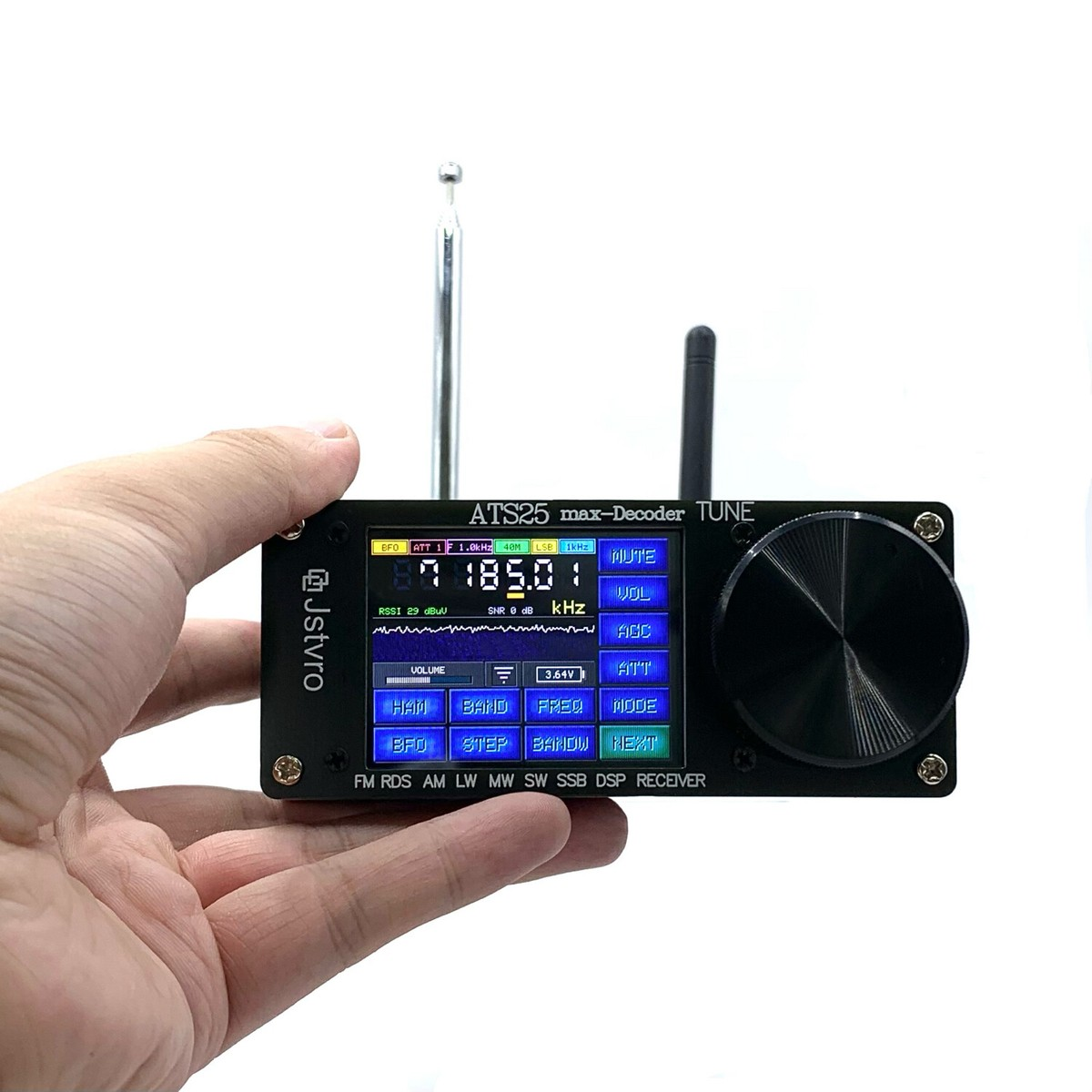 JSTVRO ATS25 MAX Decoder II Upgraded Radio Decoder with Advanced