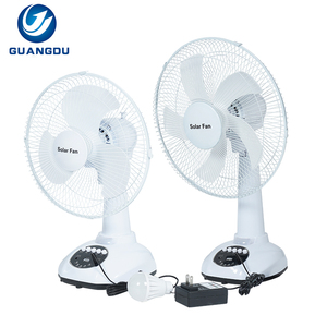 USB Harging 12Inch Có Thể Sạc Lại Die Đúc Nhôm + PC 15W Năng Lượng Mặt Trời Sạc Fan - Product Image 1