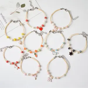 Bracelet d'amitié coréen ajustable tissé à la main pour filles, cadeaux, nouveauté 2023, Offre Spéciale