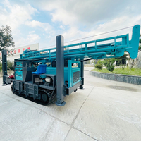 Foreuse rotative pneumatique diesel montée sur camion pour puits d'eau, avec une profondeur maximale de 1000 m et composants essentiels