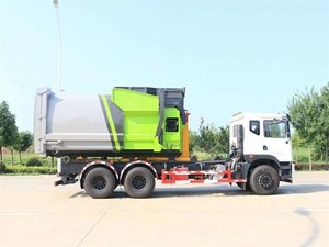 Camion compacteur à benne hydraulique Dongfeng 6X4 pour la collecte des déchets et l'assainissement municipal - Product Image 3