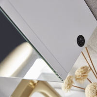 Modern Illuminated Storage Vanity Floating Smart LED Mirror Cabinet for Bathroom