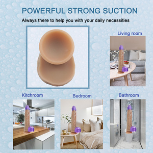 Dildo Realista con Textura Transparente <span class=keywords><strong>de</strong></span> Silicona, Pene Suave con Aspecto <span class=keywords><strong>de</strong></span> Piel Real para Parejas y Esposos - Product Image 3