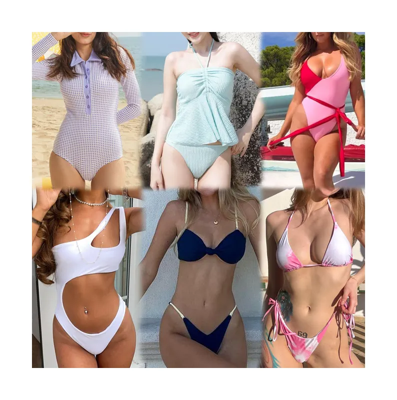 Trajes de baño para mujeres Ropa Stock Mezclado de Bikinis sexy Chicas jóvenes Ropa a granel al por mayor