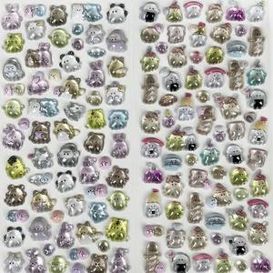 Autocollants 3D en plastique cristallin gaufré populaires <span class=keywords><strong>Yoyo</strong></span> Family, pour la maternité, les dessins animés, les récompenses scolaires, la décoration de téléphones portables, modèle - Product Image 5