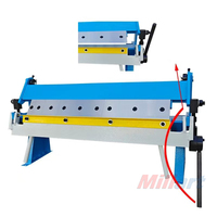 Fourniture d'usine W1.0 * 305A Machines de tôle pliantes à la main Traitement des métaux Machine à cintrer manuelle avec CE