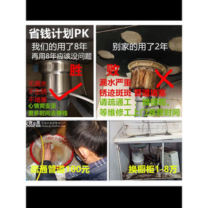 Juego de Desagüe para Fregadero de Cocina de Acero Inoxidable 304 con Filtro de Embudo, Accesorios para Tubería de Desagüe de Lavabo para Verduras - Product Image 4