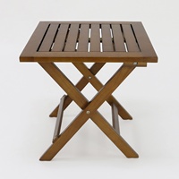 Table basse pliante en bois massif, moderne, minimaliste, durable, de taille personnalisée, pour le salon, idéale pour les pique-niques et le camping