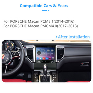 Pour Porsche Macan Autoradio GPS Navigation <span class=keywords><strong>voiture</strong></span> stéréo <span class=keywords><strong>Radio</strong></span> tête unité Android Auto vidéo Audio lecteur aide à l'inversion <span class=keywords><strong>amplificateur</strong></span> - Product Image 2