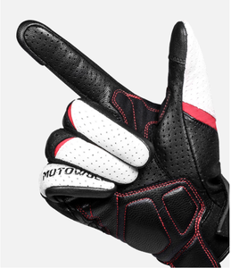 <span class=keywords><strong>Gants</strong></span> de course unisexes personnalisés en gros pour motocyclistes - <span class=keywords><strong>Cuir</strong></span> respirant, écran tactile, fermeture sécurisée du poignet - Product Image 4