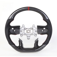 Nouveau volant en fibre de carbone véritable pour Dodge RAM 1500 2500 3500 4500 5500 2018-2024, volant plat 4 Runner