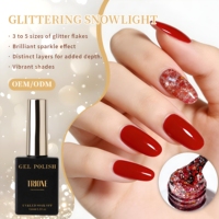 Esmalte de Uñas en Gel con Purpurina TRIONE 2026, Brillante, Dorado, Plateado, Lentejuelas Coloridas, Arte de Uñas, Escamas Láser, Gel de Marca Privada