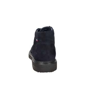 Stivaletto stringato da uomo Callaghan in camoscio blu navy, scarpa comoda per camminare - Product Image 4