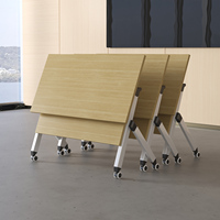 Table de conférence moderne en bois massif, écologique, pour la maison, le bureau, l'atelier commercial
