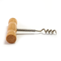 Ouvre-tire-bouchon de bouteille de vin de sécurité alimentaire classique avec manche en bois anti-moisissure pour la maison intérieure