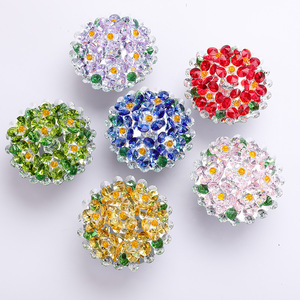 Crystal Flower Pots Decorative <b>Ornaments</b> Colorful Crystal Home Decoration For Living Room Study Entryway - Product Image 3