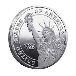 Moneda Conmemorativa del 11 de Septiembre de la <span class=keywords><strong>Estatua</strong></span> de la <span class=keywords><strong>Libertad</strong></span>, Chapada en Oro, 3D, Artesanía Patriótica, Coleccionable, Decoración de Escritorio, Doble Cara - Product Image 5