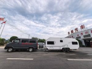 Caravane de luxe moderne en aluminium à double essieu de 7,8 m avec cuisine et salle de bain pour <span class=keywords><strong>camping</strong></span>-<span class=keywords><strong>car</strong></span> et van - Product Image 6