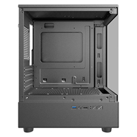 ESGAMING New Design Tempered Glass Mid Tower Computer Cases & Towers Gaming Micro Vertical ATX ITX Pc Case With Lcd Display