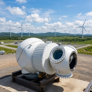 กังหันลม ALLRUN แบรนด์ดัง รุ่นแกนนอน 50KW 100KW 200KW สำหรับระบบออฟกริด - Product Image 1