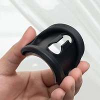 Lot de 4 coussinets de protection universels en silicone pour serrure de porte de voiture Absorption des chocs Couvre-boucle antirouille en caoutchouc durable