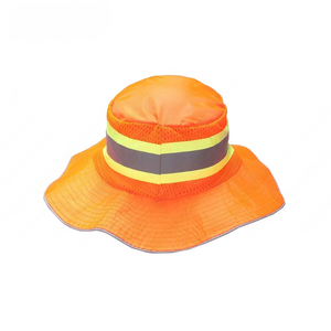 Bande réfléchissante Highlight Chapeau réfléchissant à larges bords Chapeau fluorescent Sunsaade pour l'assainissement d'été Protection solaire - Product Image 4
