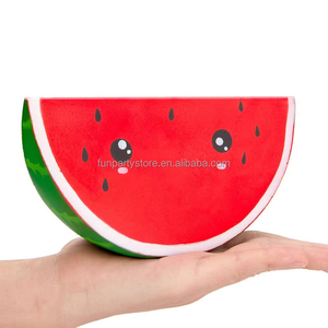 Juguetes Antiestrés de Espuma de PU de Alta Calidad con Forma de Frutas Kawaii, Sandía de Subida Lenta, Suaves y Apretables, Regalos Promocionales para Niños y Adultos - Product Image 1