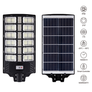 Ngoài trời cao lumen dẫn năng lượng mặt trời ánh sáng đường phố tích hợp 600W 800W 1000W tiết kiệm năng lượng tất cả trong một ánh sáng mặt trời 1000W năng lượng mặt trời Spotlight - Product Image 3