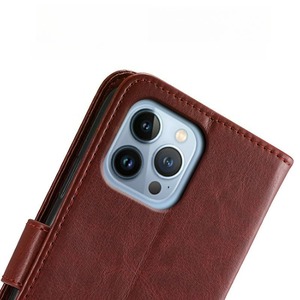 เคสโทรศัพท์หนังหรูหราพร้อมขาตั้ง สำหรับ <span class=keywords><strong>iPhone</strong></span> 17 16 15 14 Pro Max ช่องใส่บัตร ป้องกันอย่างดี - Product Image 5