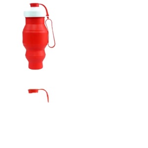 MUESTRA GRATUITA Botella de agua de poliéster, botella para bebidas, libre de BPA, a prueba de fugas, botella de agua deportiva para bicicleta, plegable, apta para bebidas carbonatadas - Product Image 4
