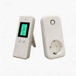 Nuevo Diseño de Termostato Inalámbrico Programable y Fácil de Usar, Enchufable, para Calefacción o Refrigeración del Hogar en la Sala de Estar - Product Image 1