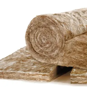 brown glass wool rolls fireproof brown glass wool for heat insulation