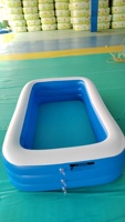 Piscine gonflable portable TRICON en PVC pour enfants - Durable, écologique, légère, facile à transporter, avec taille personnalisable
