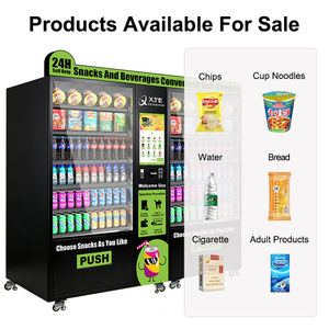 24 Hours <strong>Credit</strong> Card Coin Operated 21.5 Inch Touch Screen Custom Drink Snack Vending Machine with Cloud-Based <strong>Management</strong> Wi-Fi - Product Image 5