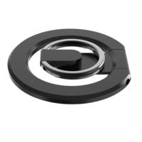 Support de téléphone portable magnétique FY52-D UFO avec anneau, rotation à 360 degrés, léger, fin, super magnétique, pliable