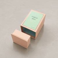 Boîte cadeau rigide artisanale en deux parties, emballage de luxe pour cosmétiques et soins de la peau, conteneur haut de gamme pour produits de beauté (sérum, huile, bougie)