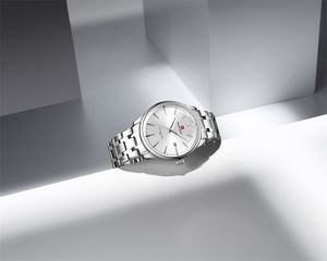 NAVIFORCE 9230 <span class=keywords><strong>SWS</strong></span> Argent Grand Cadran Montre Bracelet en Acier Inoxydable Pour Hommes Quartz Sport Étanche Mains Lumineuses Usine Logo Personnalisé - Product Image 6