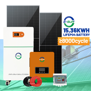 Système de stockage d'énergie solaire hybride ESUN 6.2KW 10.2KW 5kwh 15kwh Kit complet d'alimentation hors réseau pour la maison ES-SES-10KW Nous pouvons concevoir un système solaire H - Product Image 4