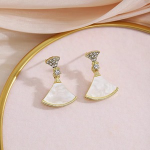 Vintage Premium Unisex Religious Design Stud <b>Earrings</b> with Diamond Trendy <b>Cuff</b> Style Wedding Engagement Anniversary Party Gift - Product Image 2