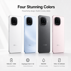Teléfono Móvil vivo IQOO Z11 Turbo 5G, Cámara Ultra HD de 200MP, Snapdragon 8 Gen 5, Batería Grande de 7600mAh, Pantalla AMOLED de 6.59'' y 1.5K, NFC - Product Image 4