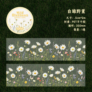 1 Roll of Tape Yefang Series DIY Floral Journaling Embellishments - Product Image 6